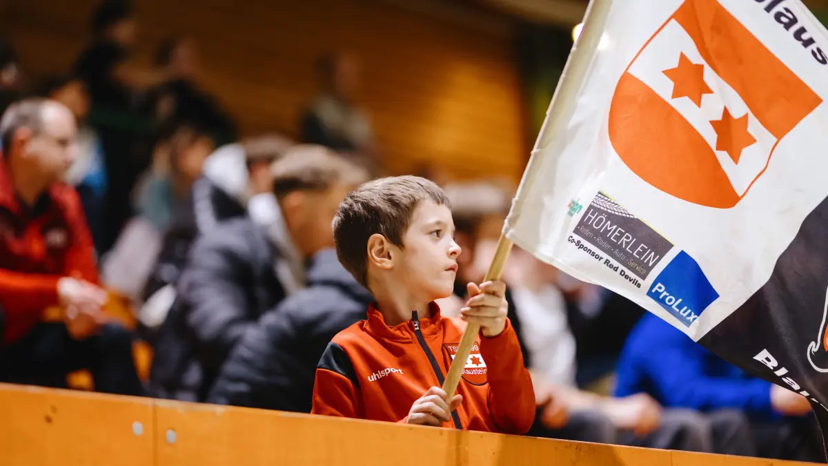 Handball-Regionalliga: TSV Blaustein gegen TuS Steißlingen, Fahne, Symbol