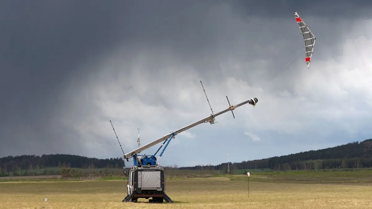 Flugwindkraftanlage der Firma Enerkite