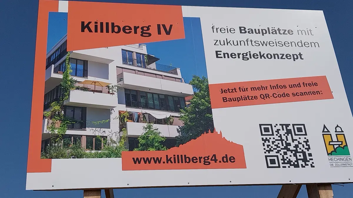 Im Neubaugebiet Killberg IV in Hechingen ist der Bodenrichtwert in Bezug auf ganz Hohenzollern mit am höchsten.