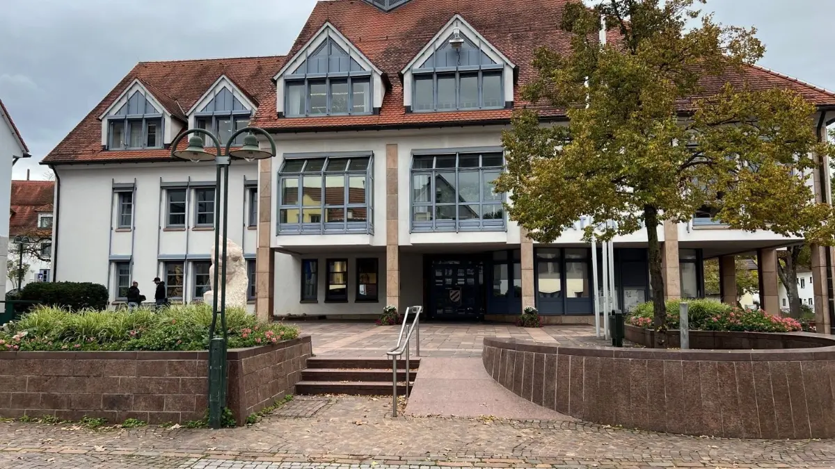 Rathaus in Schelklingen - ungedreht: Rathaus in Schelklingen - ungedreht