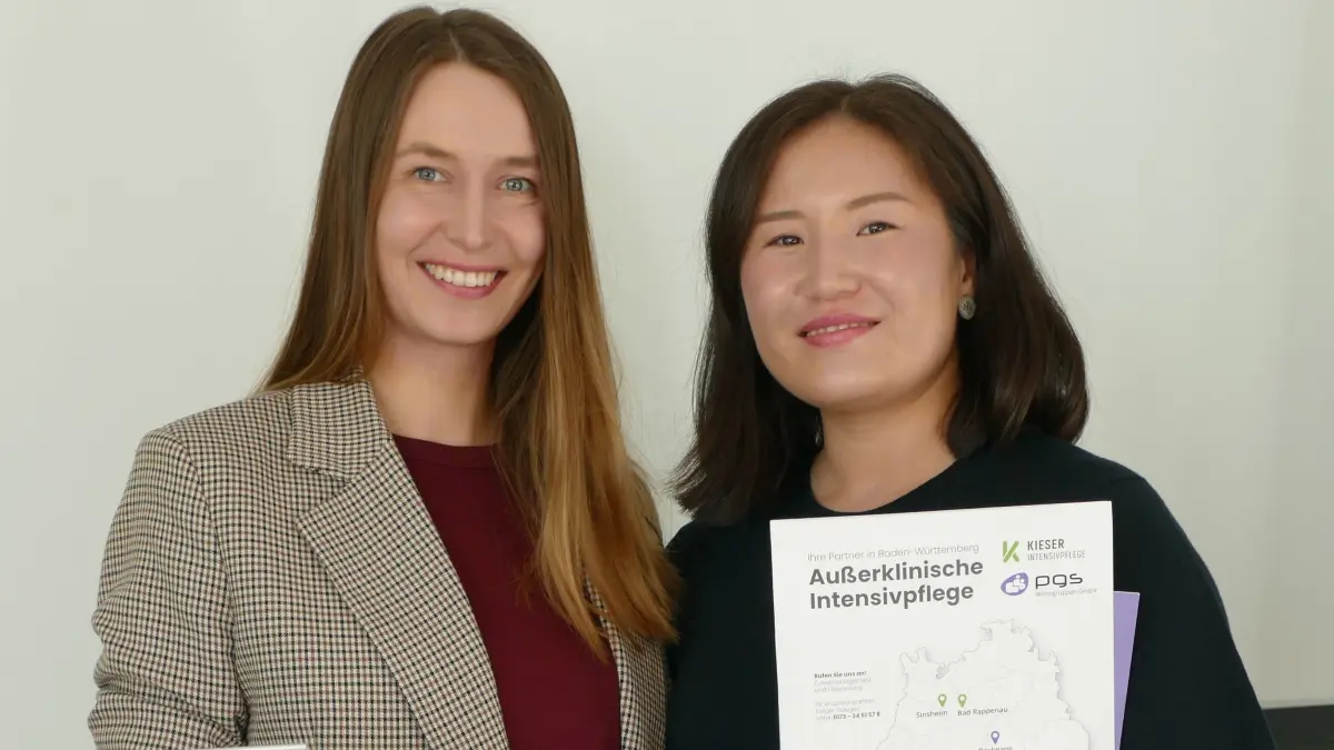 Mentorin Johanne Heck-Parsch (links) und Mentee Maria Valentin.