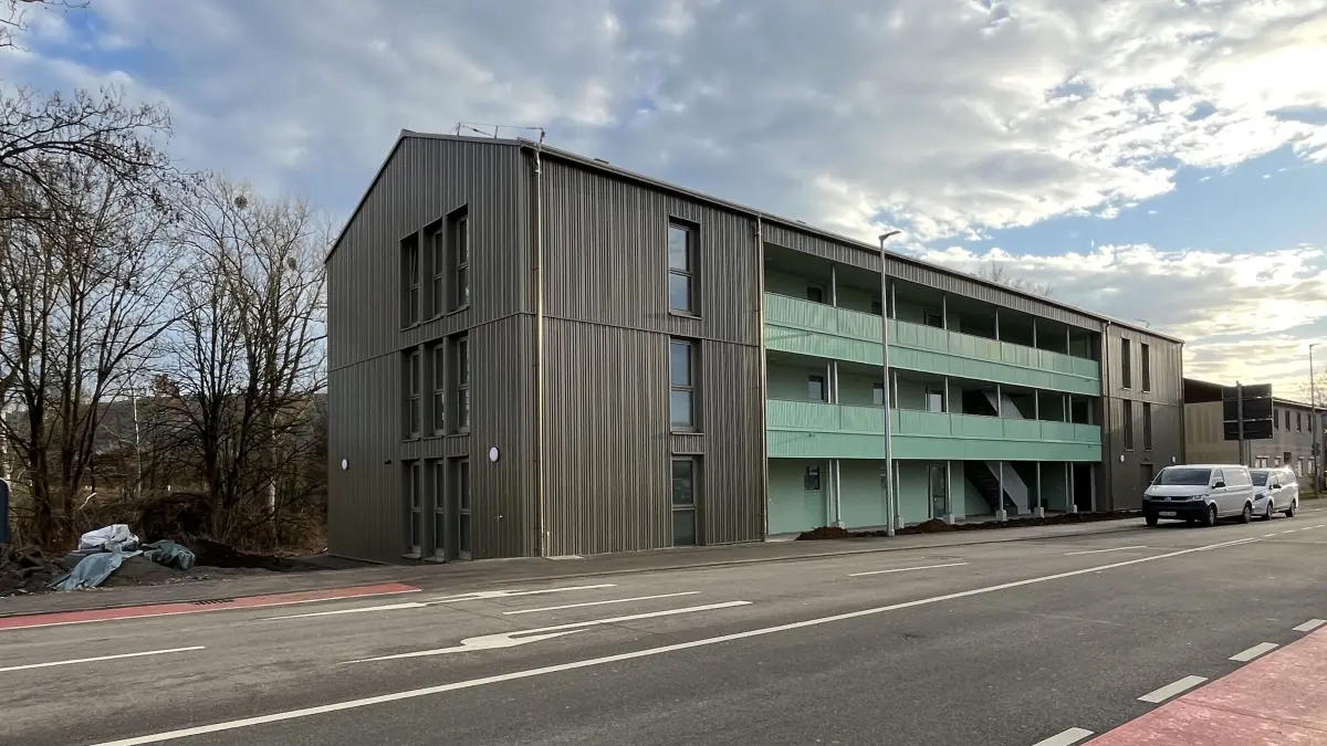 Neue Unterkunft für Geflüchtete an der Siebenlindenstraße in Rottenburg