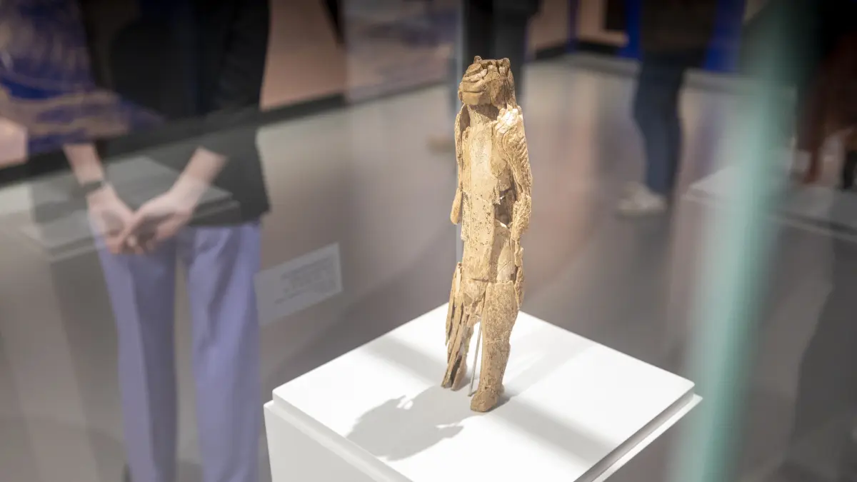 Kunsthalle Weishaupt: Pressetermin "Fabelhaft! Der Löwenmensch und seine Nachfahren" - Von Chimären und Cyborgs: Neue Präsentation des Museum Ulm zur Kulturgeschichte der Mischwesen, rund um den Löwenmenschen