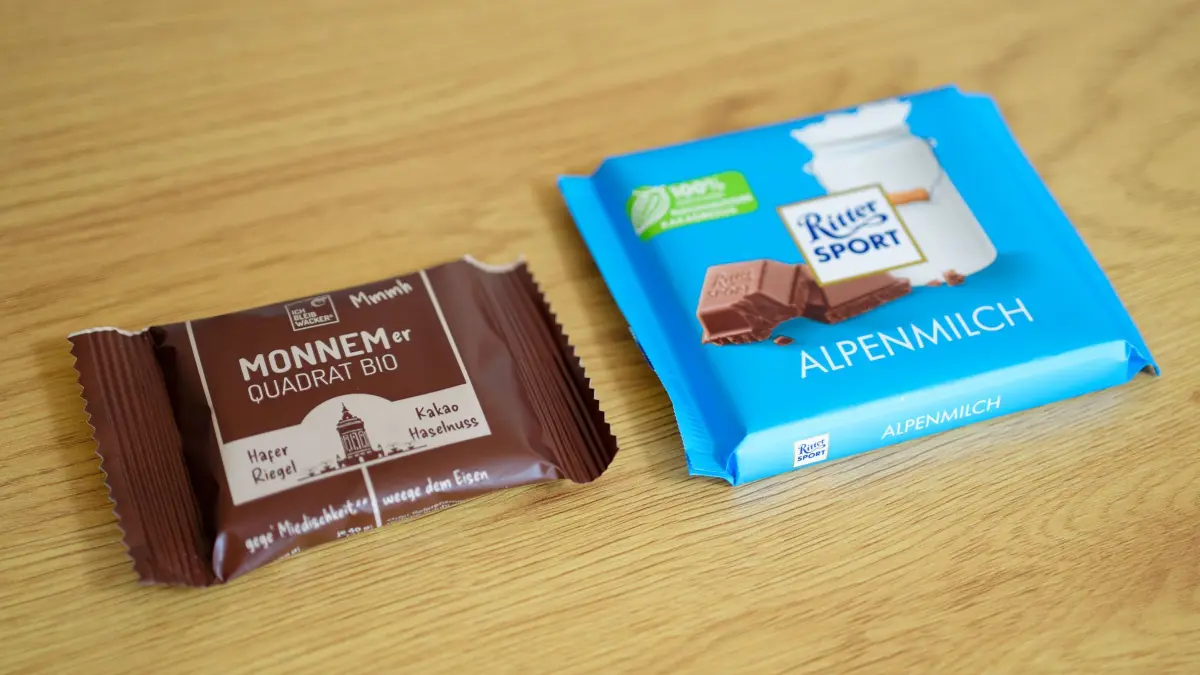 Rechtsstreit mit Ritter Sport um quadratische Haferriegel