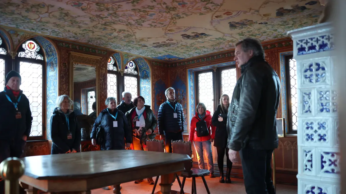 Die Mehrwert-Tour führt auch in die Privatgemächer von Graf Wilhelm von Urach, die nur selten zu sehen sind.