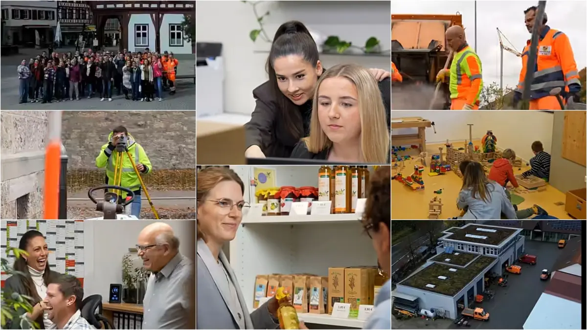 Der neue Image-Film der Stadt Bad Urach soll auf die unterschiedlichen Arbeitsmöglichkeiten bei der Stadtverwaltung aufmerksam machen. Viele Mitarbeiter erklärten sich sofort bereit, mitzuwirken.