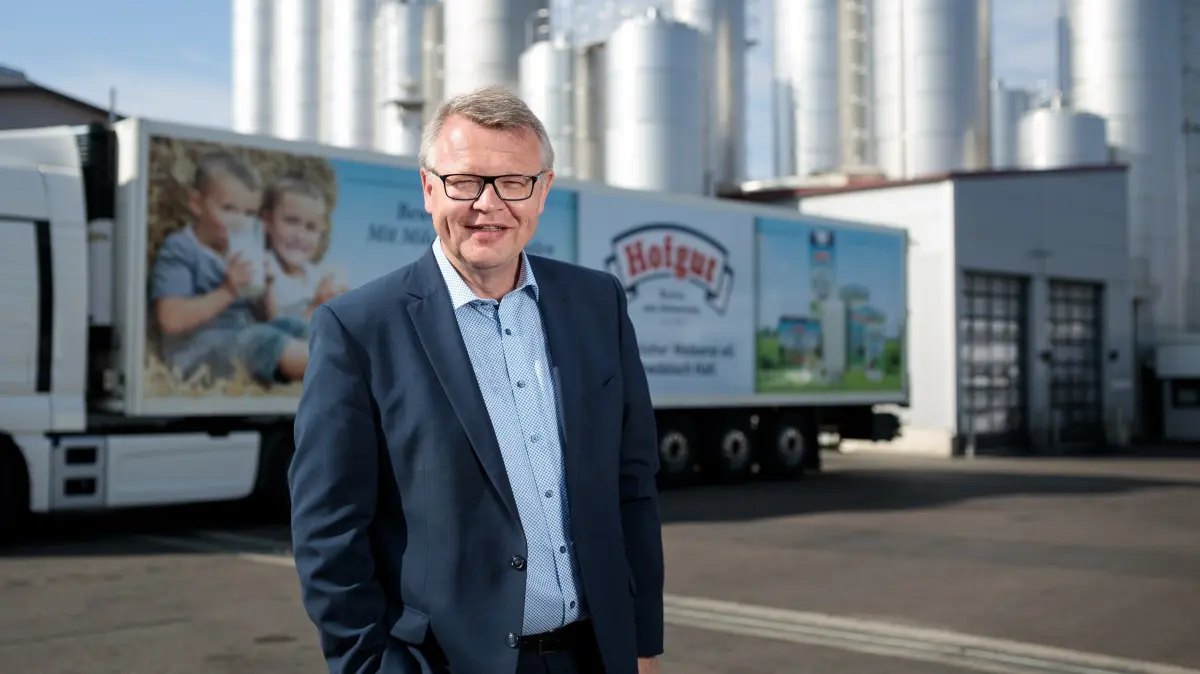 Martin Boschet ist geschäftsführender Vorstand bei der Hohenloher Molkerei eG in Schwäbisch Hall