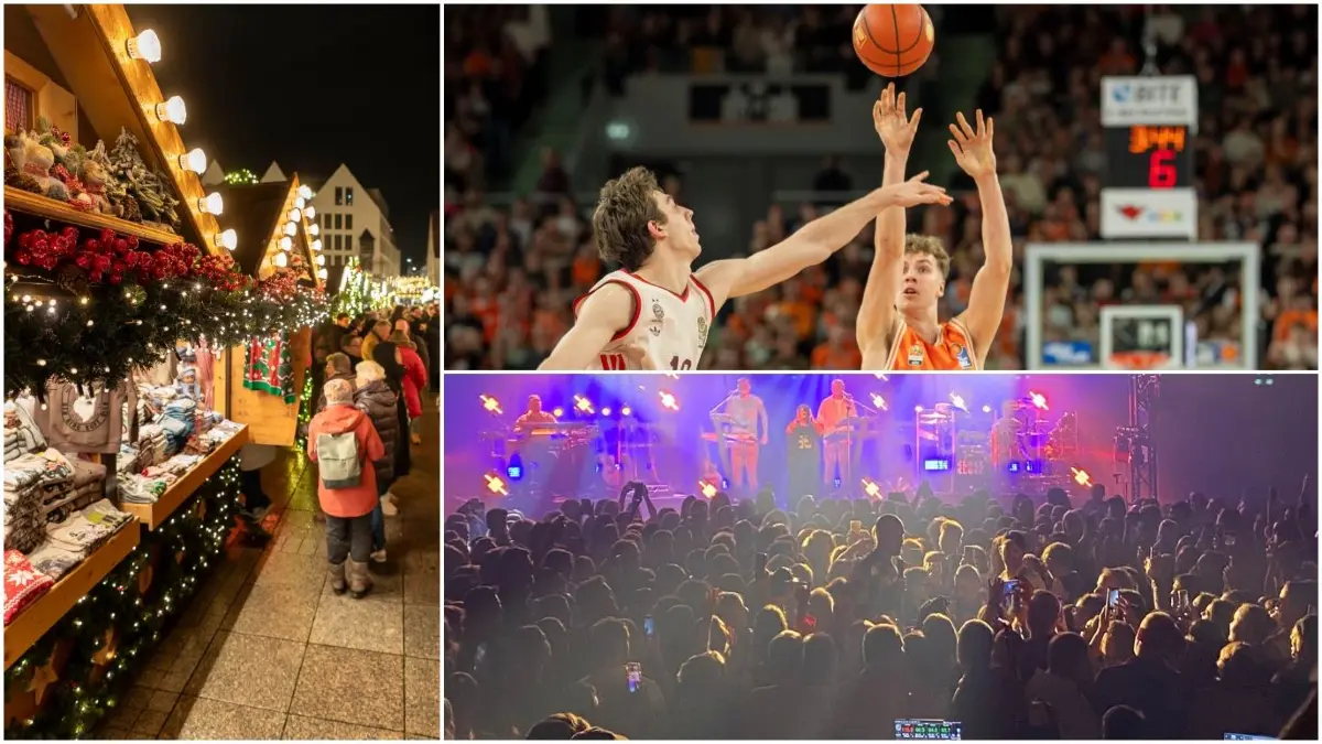 Von Weihnachtsmarkt über Party bis Basketball: An diesem Wochenende kann man in Ulm und Neu-Ulm wieder einiges erleben.