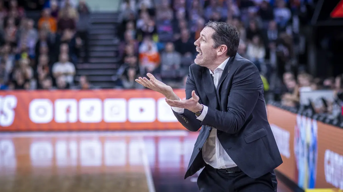 Basketball: So war das Spiel von Ratiopharm Ulm (orange) gegen Rasta Vechta (schwarz)