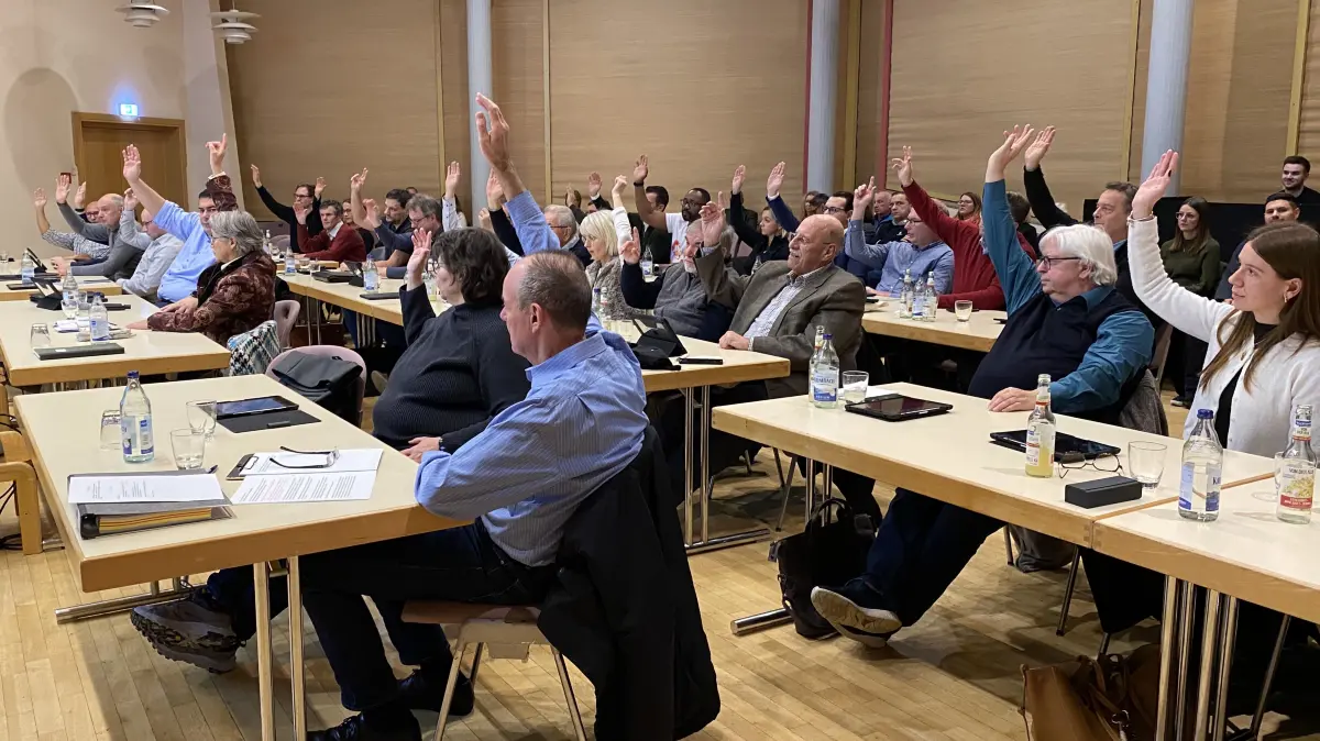 Einbringung Haushalt Ehingen Lindenhalle Sitzung Gemeinderat