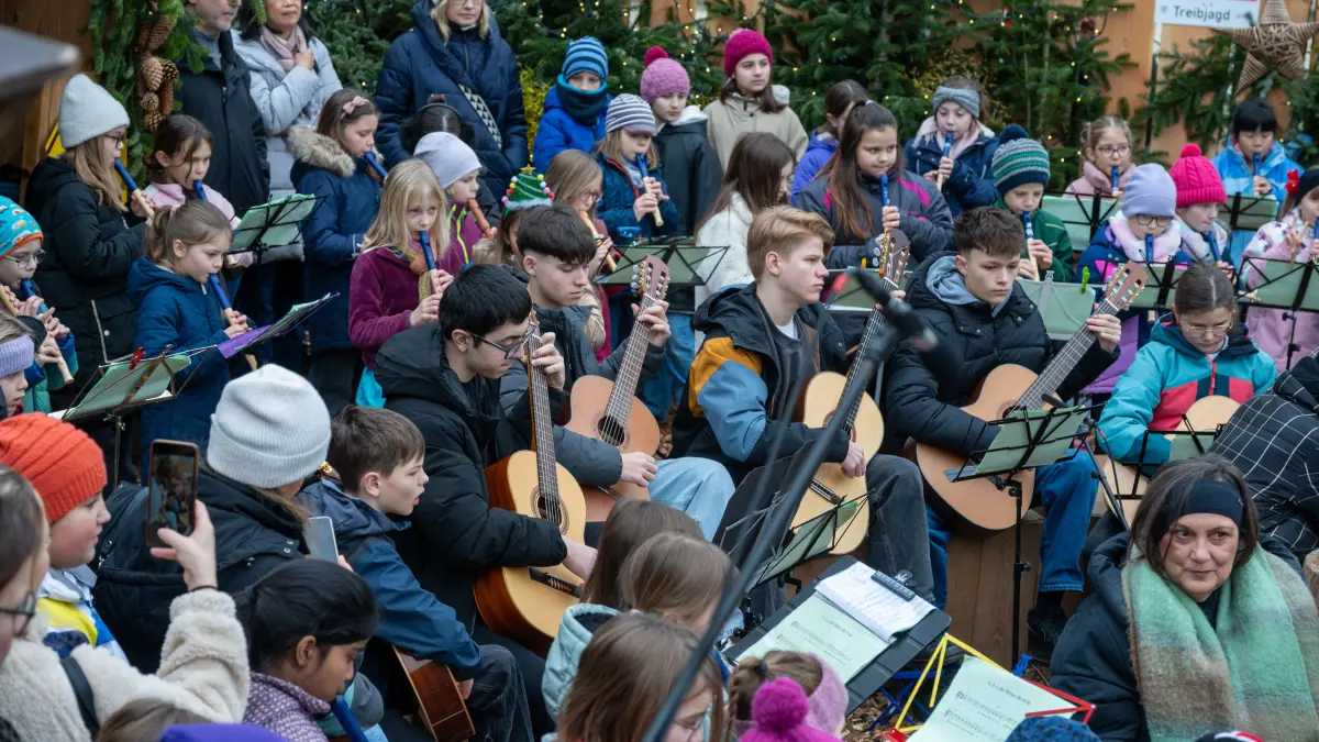 Waldweihnacht Blockflötenkonzert Jugendmusikschule
