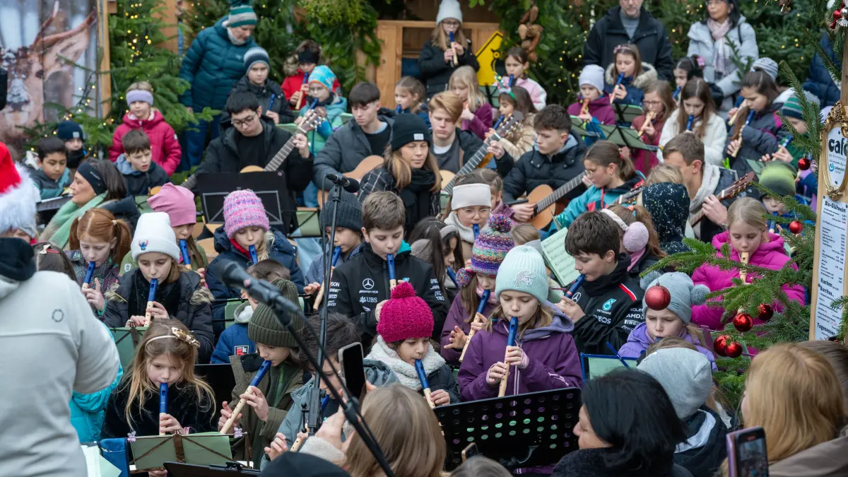Waldweihnacht Blockflötenkonzert Jugendmusikschule