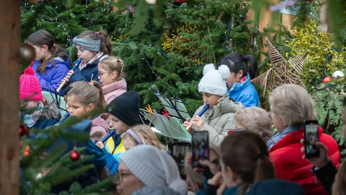 Waldweihnacht Blockflötenkonzert Jugendmusikschule