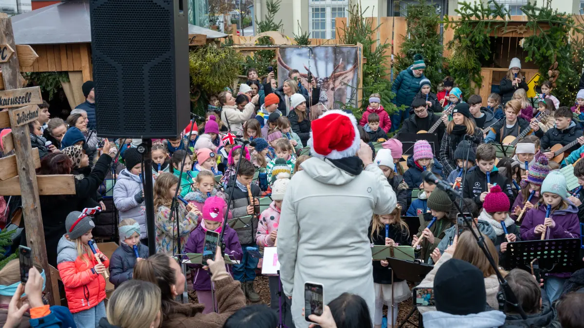 Waldweihnacht Blockflötenkonzert Jugendmusikschule