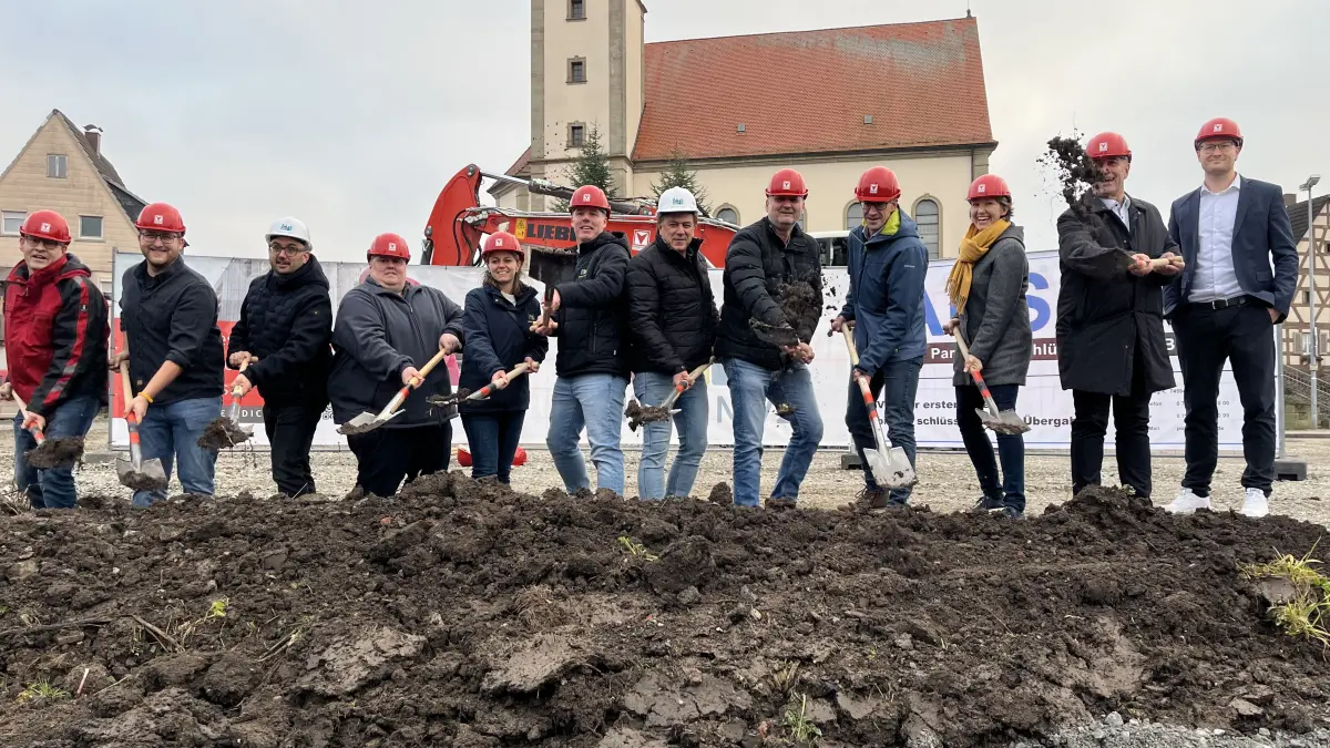 Spatenstich Ärztehaus Stimpfach