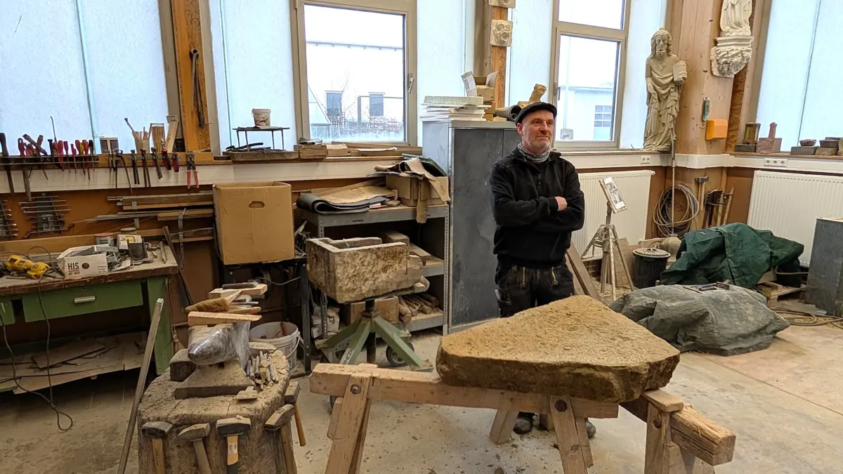Harald Straub, Steinmetz, Werkstatt Oberndorf