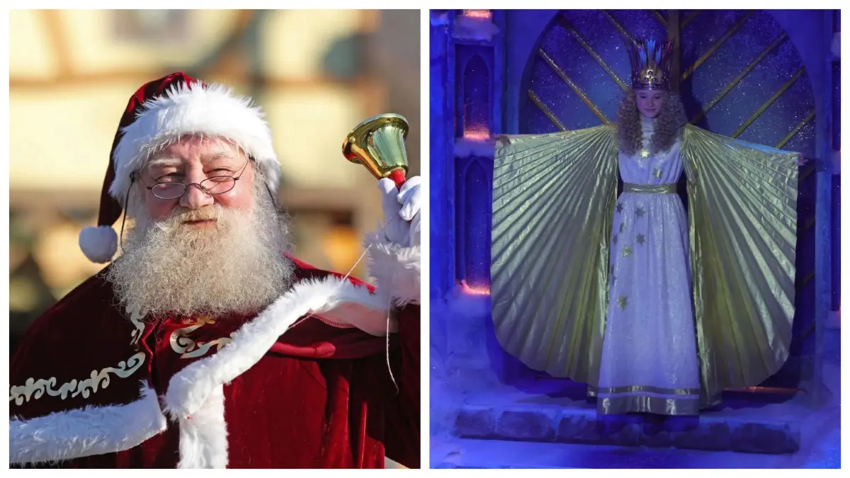 Weihnachtsmann versus Christkind