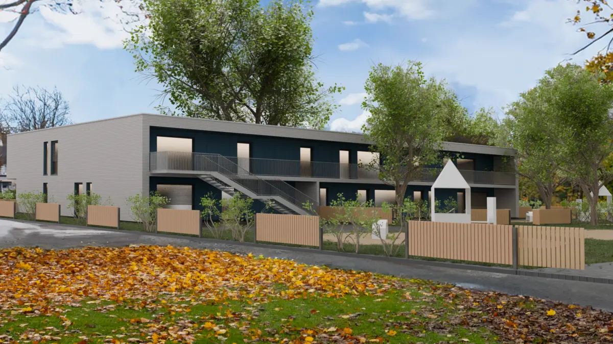 Diese Kita wird in Gerlenhofen gebaut.