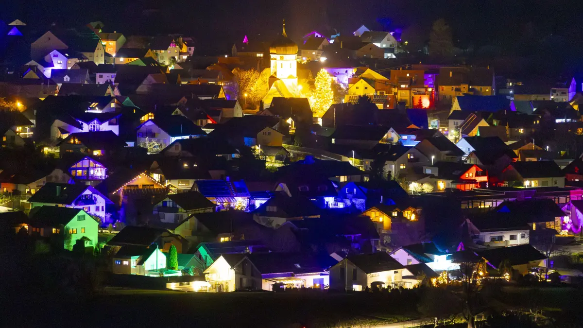 Unterböhringen - Beleuchtungsaktion - Unterböhringen leuchtet
