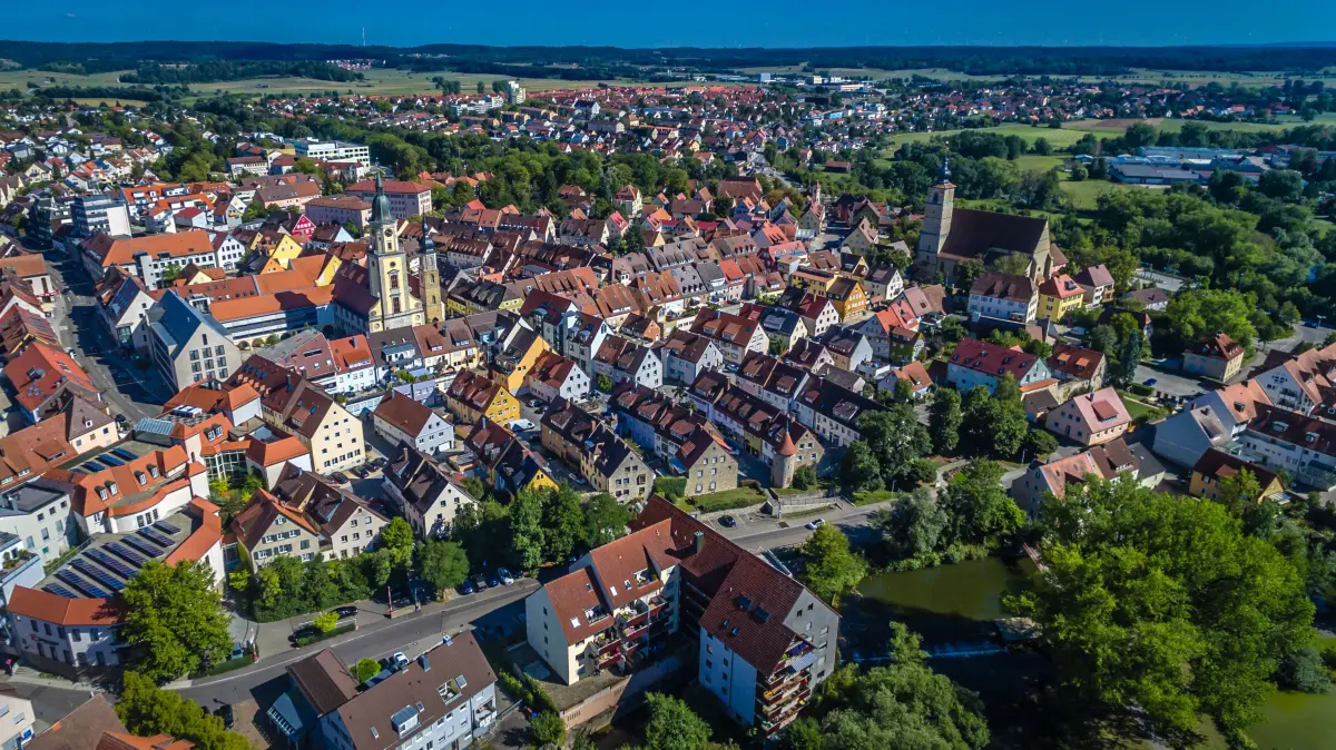 Crailsheim Stadtpark: Bewerbung um die Landesgartenschau, Crailsheim, Jagstaue, Stadtpark