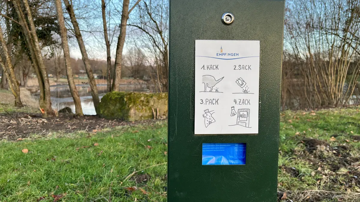 Hundekot Entsorgung Hund Tälesee Empfingen