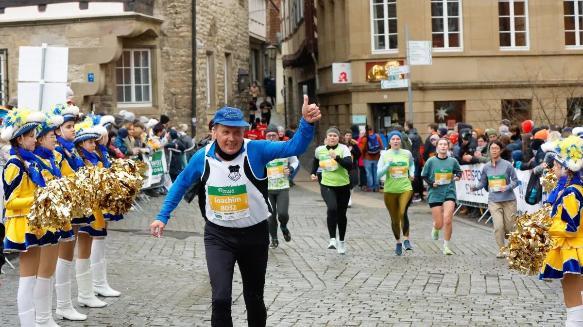 Leichtathletik Dreikönigslauf Schwäbisch Hall Joachim Seitz TSG Schwäbisch Hall