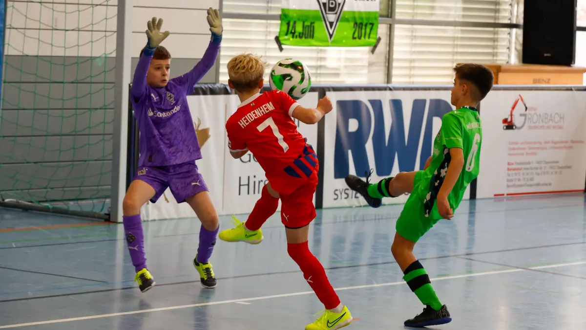 Fußball U10-Bundesliga-Cup in Bühlertann Dezember 2025