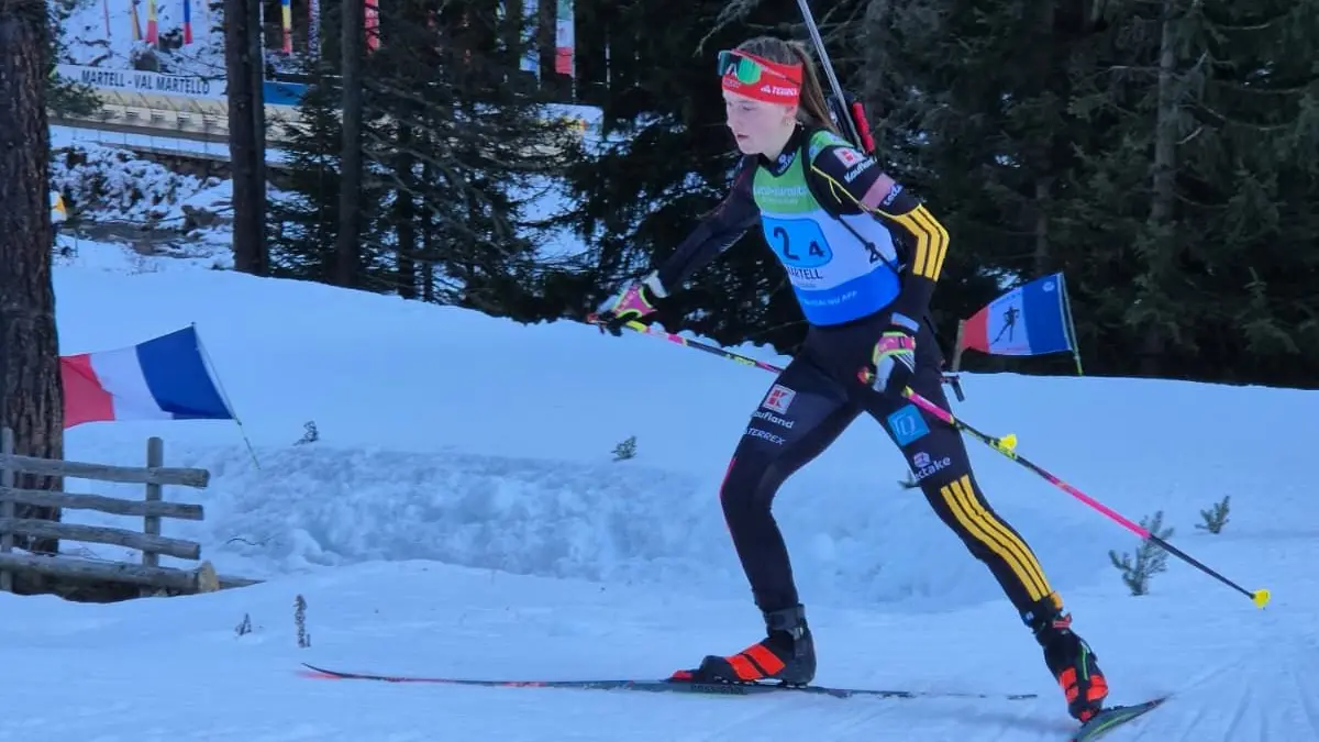 Melina Gaupp vom DAV Ulm Biathlon