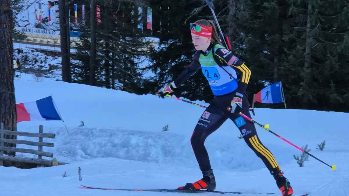 Melina Gaupp vom DAV Ulm Biathlon