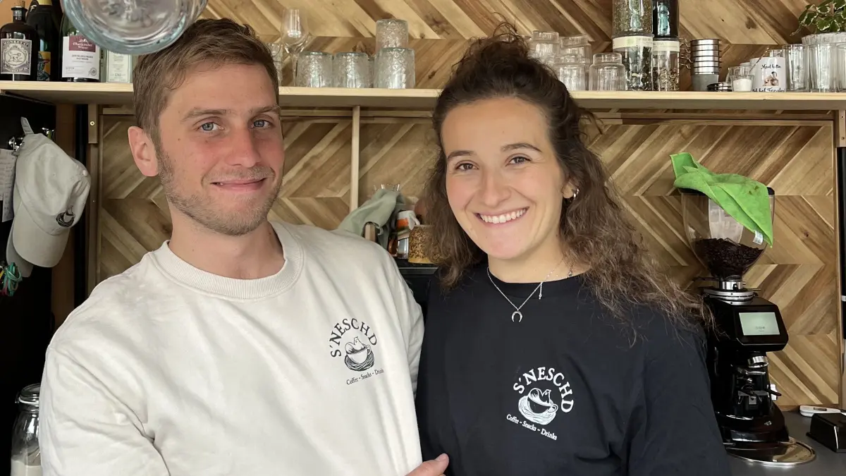 Hannes Gaiser und Vera Mühl übernehmen die Bewirtung der Glasmännlehütte.