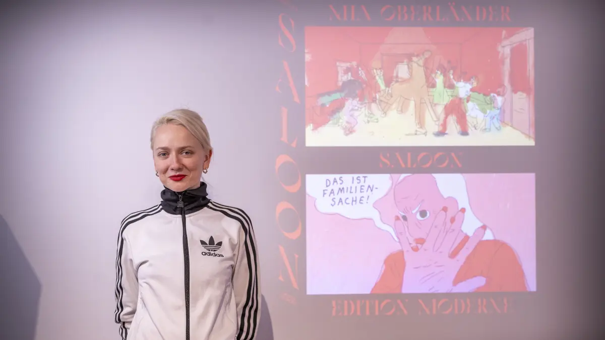 Kunstverein Ulm: Mia Oberländer stellt ihren Comic „Saloon: Das ist Familiensache“ vor - Comic-Lesung mit Projektion