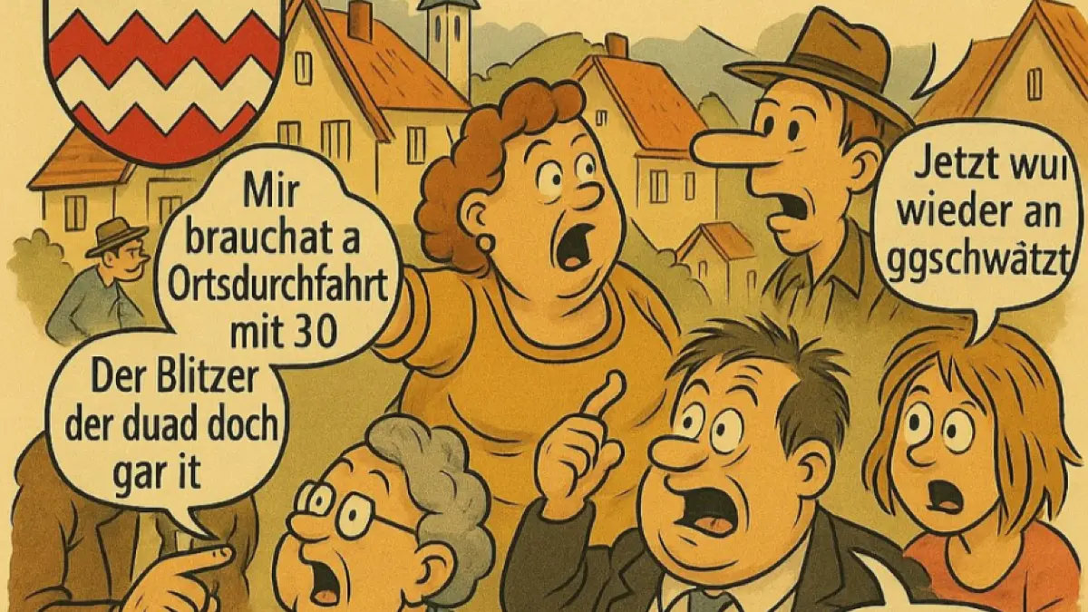 Das Instagram-Profil @geislinger_flecka_geschwaetz nutzt KI generiert Bilder. Das abgebildete war der allererste Post. Über 20.000 Aufrufe erzielt die Seite pro Beitrag.