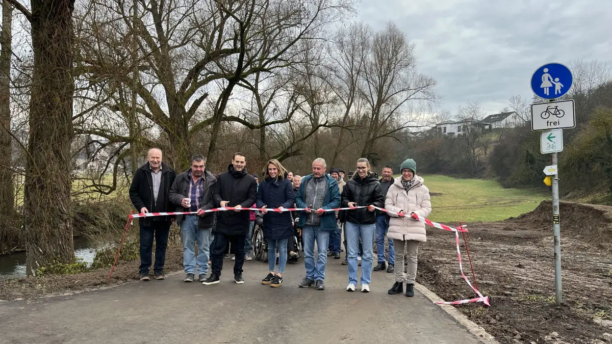 Der Radweg in Poltringen ist ausgebaut