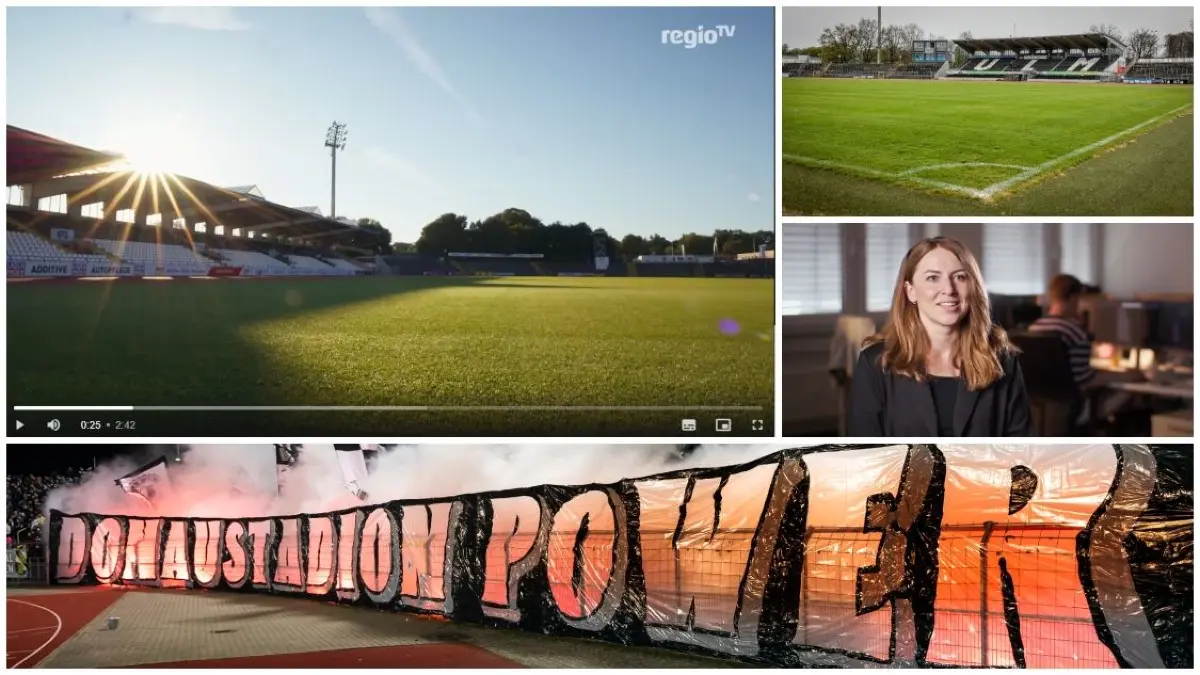 “100 Jahre Donaustadion – Sportstätte, Streitobjekt, Sehnsuchtsor” heißt eine Dokumentation zum Ulmer Donaustadion.