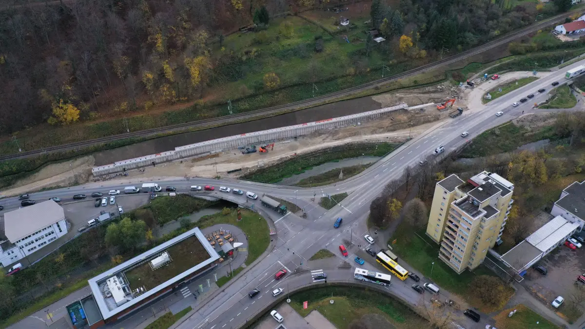 Hochhauskreuzung