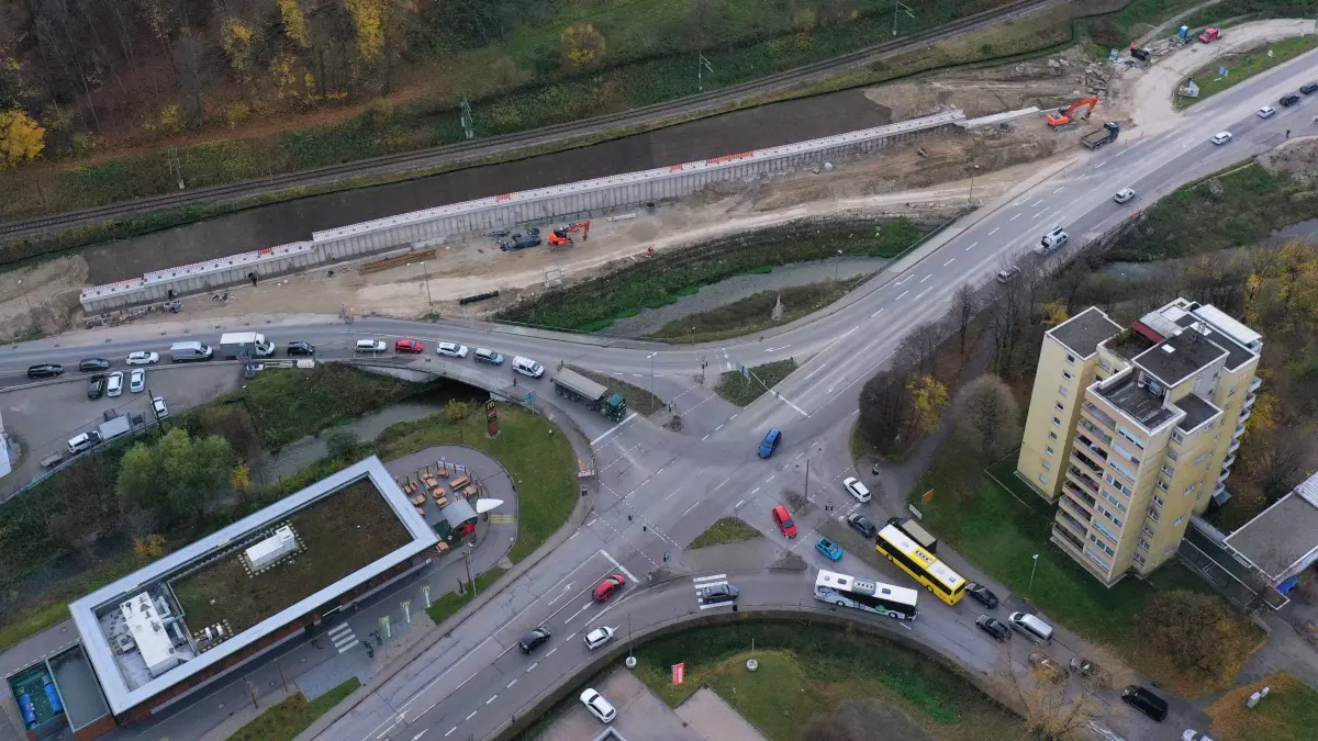 Hochhauskreuzung