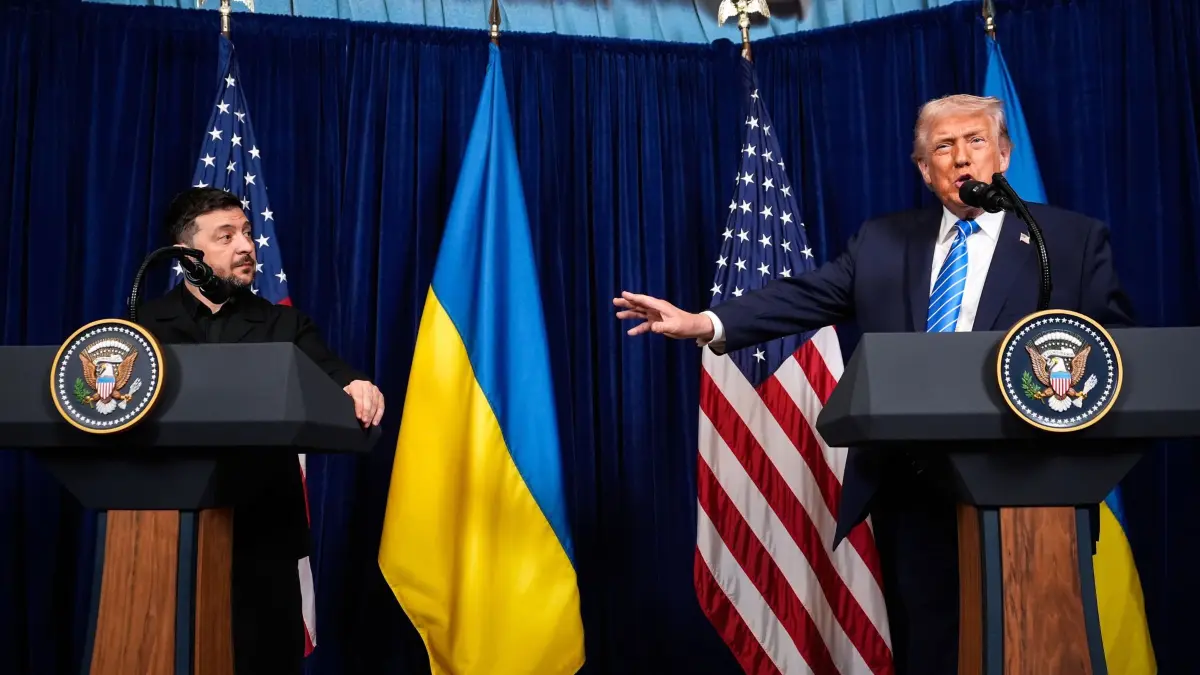 US-Präsident Trump empfängt Präsident Selenskyj in Florida