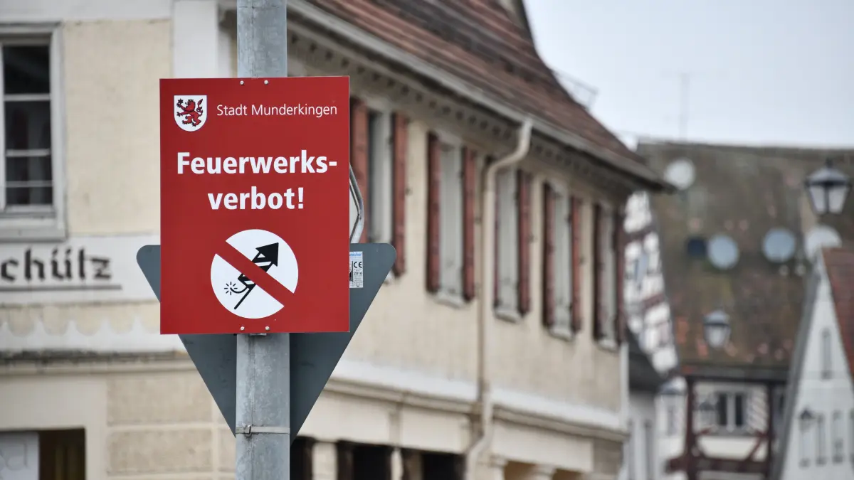 Raketen und Böller müssen draußen bleiben: In der Altstadt von Munderkingen herrscht auch zum Jahreswechsel Feuerwerksverbot.