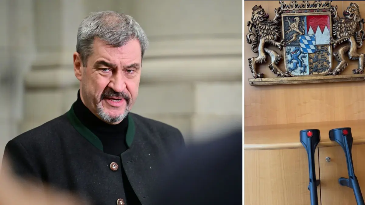 Der bayerische Ministerpräsident Markus Söder hat sich pünktlich zu Weihnachten einer Hüft-Operation unterzogen.