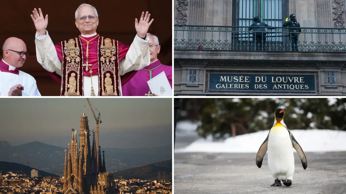 Papstwahl, Diebstahl im Louvre, ein verlorener Rekord und Zölle für Pinguine - 2025 war einiges los, auch vieles kurioses.