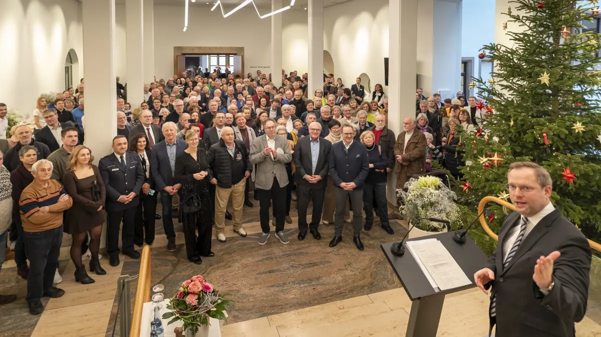 Rathaus Ulm: Neujahrsempfang 2026 der Städte Ulm und Neu-Ulmder Preis für Zivilcourage