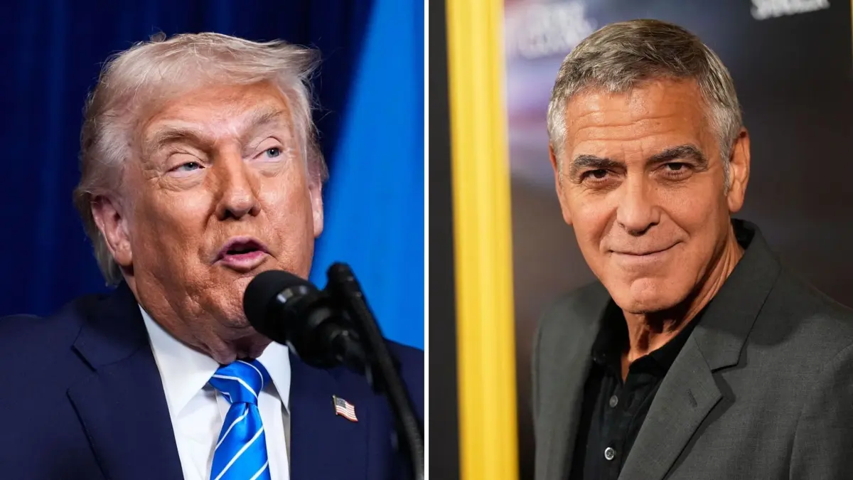 US-Präsident Trump tritt nach und schmäht den Schauspieler George Clooney. Dieser hat die französische Staatsbürgerschaft angenommen.