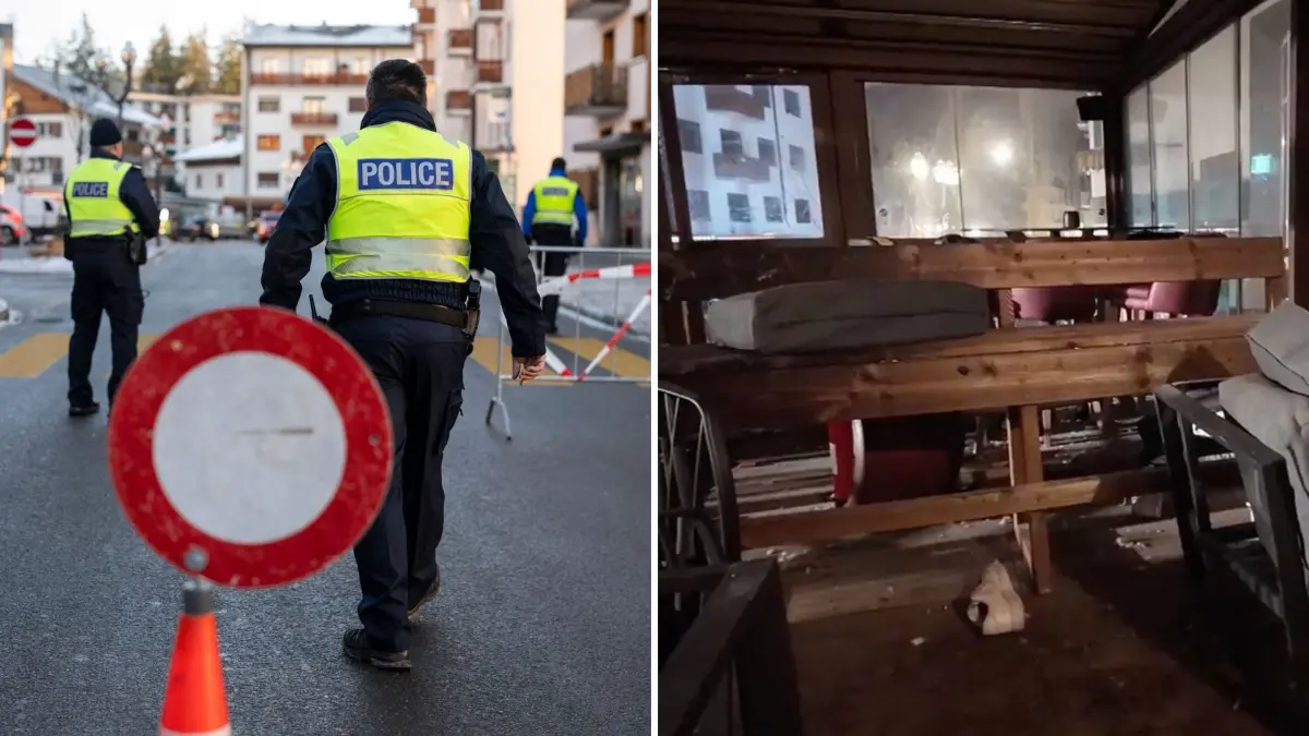 Nach dem verheerenden Feuer in einer Bar im Schweizer Nobelskiort Crans-Montana ist die Polizei weiter mit einem Großaufgebot vor Ort. Bilder aus dem Inneren zeigen die Zerstörung. Wie viele Menschen genau ums Leben kamen, ist weiter unklar. Die Behörden sprechen von "mehreren Dutzend" Toten.