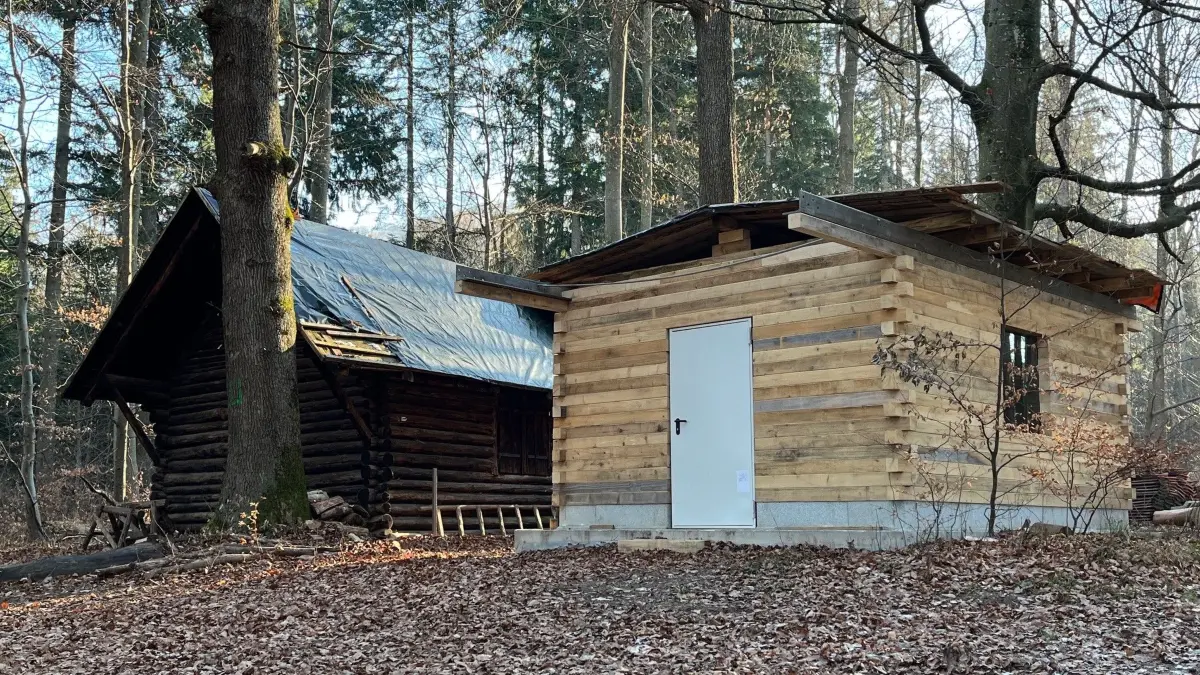 Heiningen Eschenbach alte Forsthütte neue Hütte Waldpädagogik