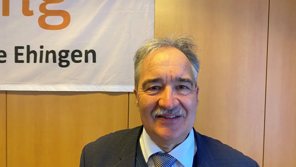 Der 65-jährige Josef Rief war Referent beim politischen Frühschoppen der Kolpingfamilie.