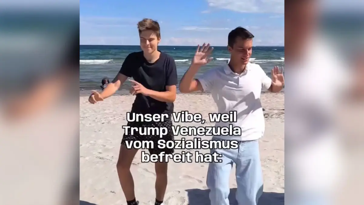 Ein Screenshot aus dem Video der JuLis.