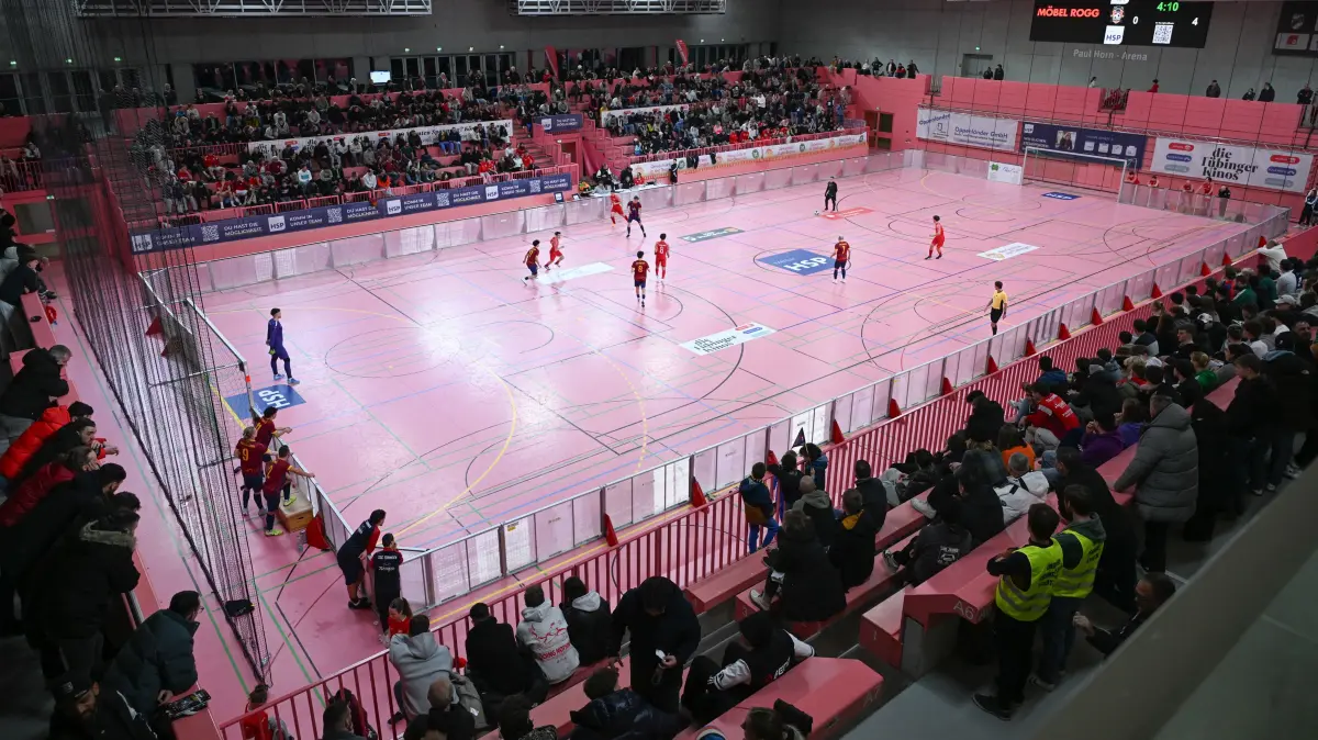Tübinger HSP Stadtpokalturnier 2026, Spiel um Platz 3 - TV Derendingen - SSC Tübingen : Tübinger HSP Stadtpokalturnier 2026, 04.01.2026 - Spiel um Platz 3 - TV Derendingen - SSC Tübingen
Foto: Axel Grundler