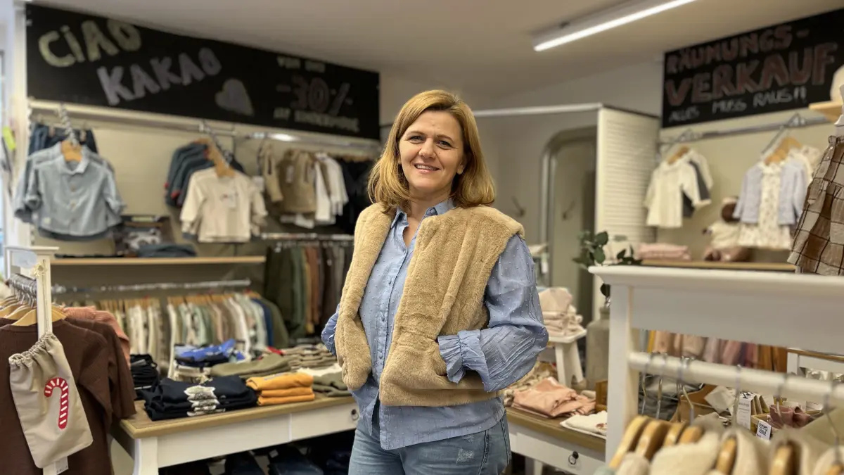 Nicole Theodossiadis gibt schweren Herzens ihren Kinderklamottenladen Cuore mio auf.