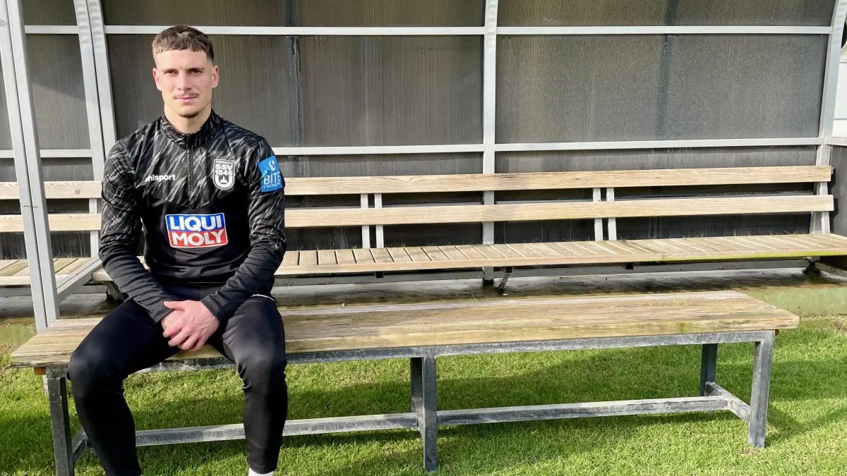 Neuzugang Luca Bazzoli stand am Mittwoch das erste Mal mit seinen neuen Mitspielern auf dem Trainingsplatz in Belek.