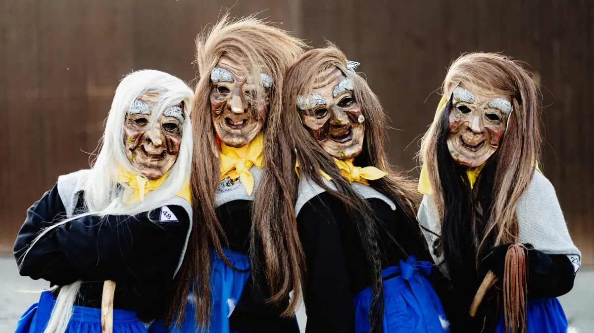 Voller Vorfreude auf ihren Jubiläums-Narrensprung am Sonntag: Die Gausweiber von Stäa.
